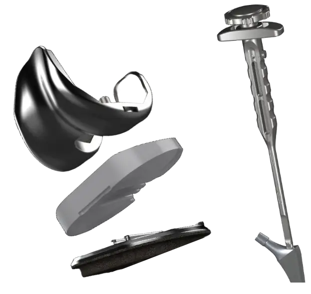 Medical device prototype assembly - CNC machined components for orthopedic implant testing and validation in laboratory setting